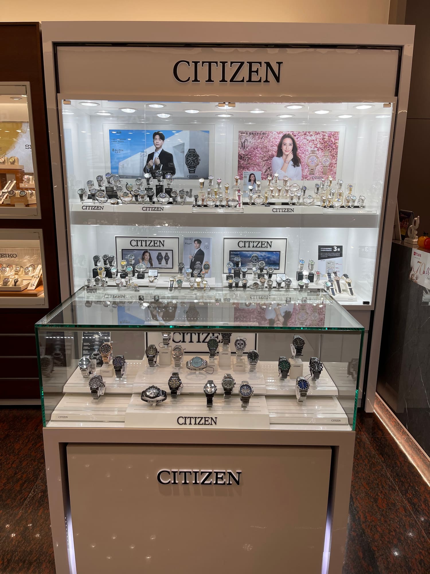 FORMOSA31 門市內 Citizen 星辰 專櫃實景
